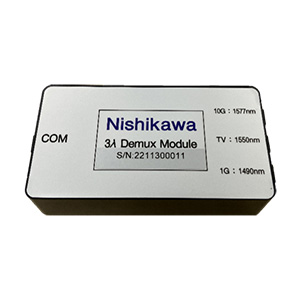 10G-PON用3波長分離モジュール 3λ Demux Module