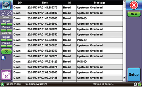 GPON/XG(S)-PON PLOAM検出